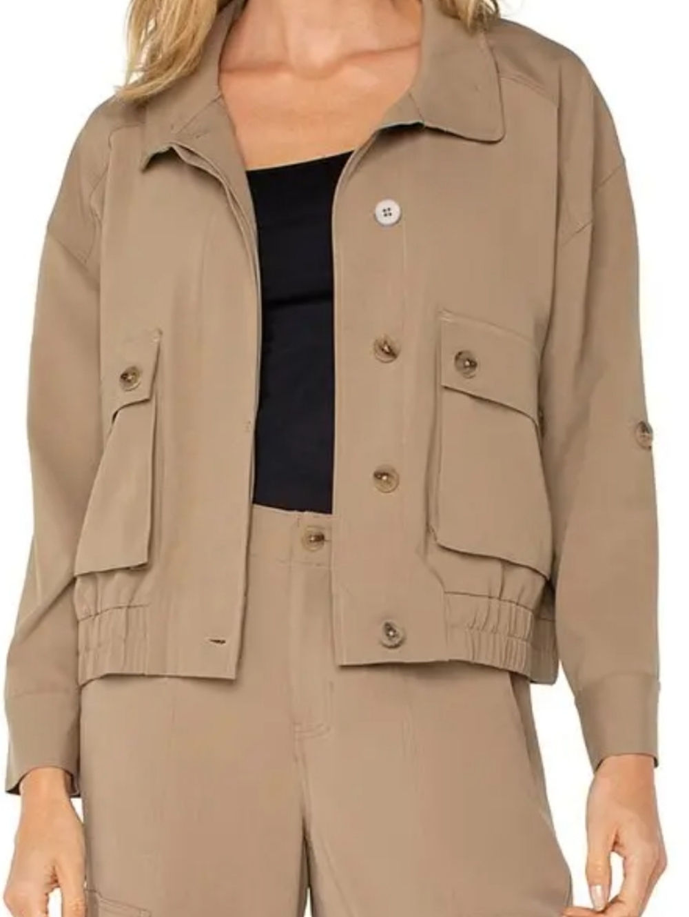 Liverpool Women's Lightweight Utility Jacket - Taupe